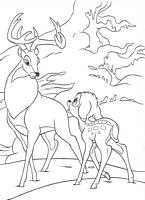 kolorowanki Bambi Disney malowanki do wydruku numer 4